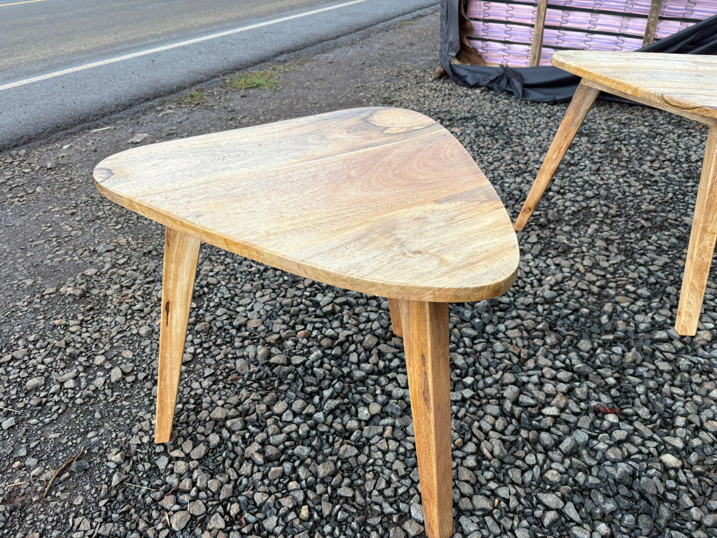 Mango wood coffee table